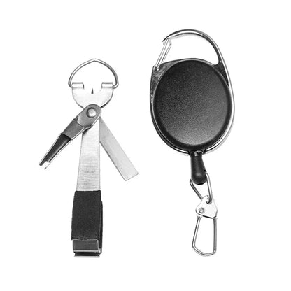 Fishing Quick Knot Tying Tool Fast Line Cutter Nippers Snip Fly Clippers Stainless Steel Porable Scissor Fishing Tackle