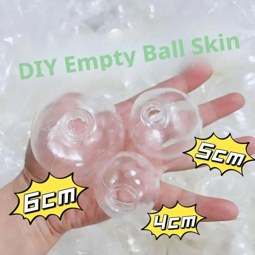 DIY Empty Ball Shell For Handmade Toy - Creative DIY Stress Relief Ball Kit Soft Slow Rebound Design Fidget Toy