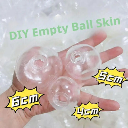 DIY Empty Ball Shell For Handmade Toy - Creative DIY Stress Relief Ball Kit Soft Slow Rebound Design Fidget Toy