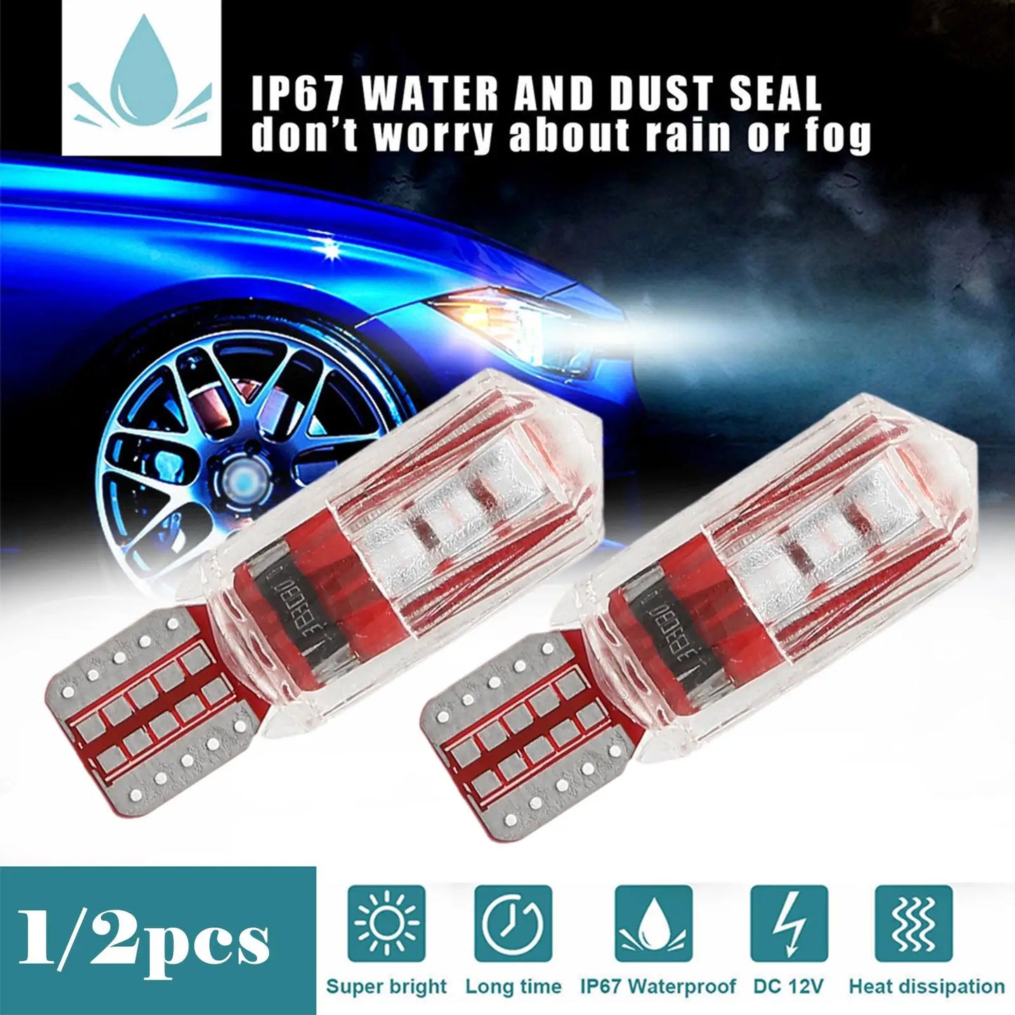 Width Light Modified Car Led Lens Bulb T10 Small Light Super Bright Car Exterior Lights Running Lights General Wholesale H11 H7