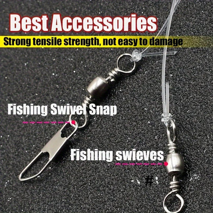 TAKBAS 1/5 Packs Sabiki Rigs, Fishing Bait Rigs, Luminous Sea Fishing Rig with High Carbon Fishing Hooks,for Fresh/Saltwater
