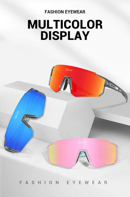 SCVCN Photochromic Sunglasses Outdoor Sports Bike Cycling Glasses Man MTB Climbing Glasses Women Driving Bicycle Eyewear New