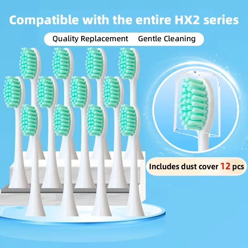 Replacement Toothbrush Head For Philips HX2033/HX2421/ HX2431/HX2451/HX2461/HX2471/HX2023 With Cover Brush Head Free Shipping