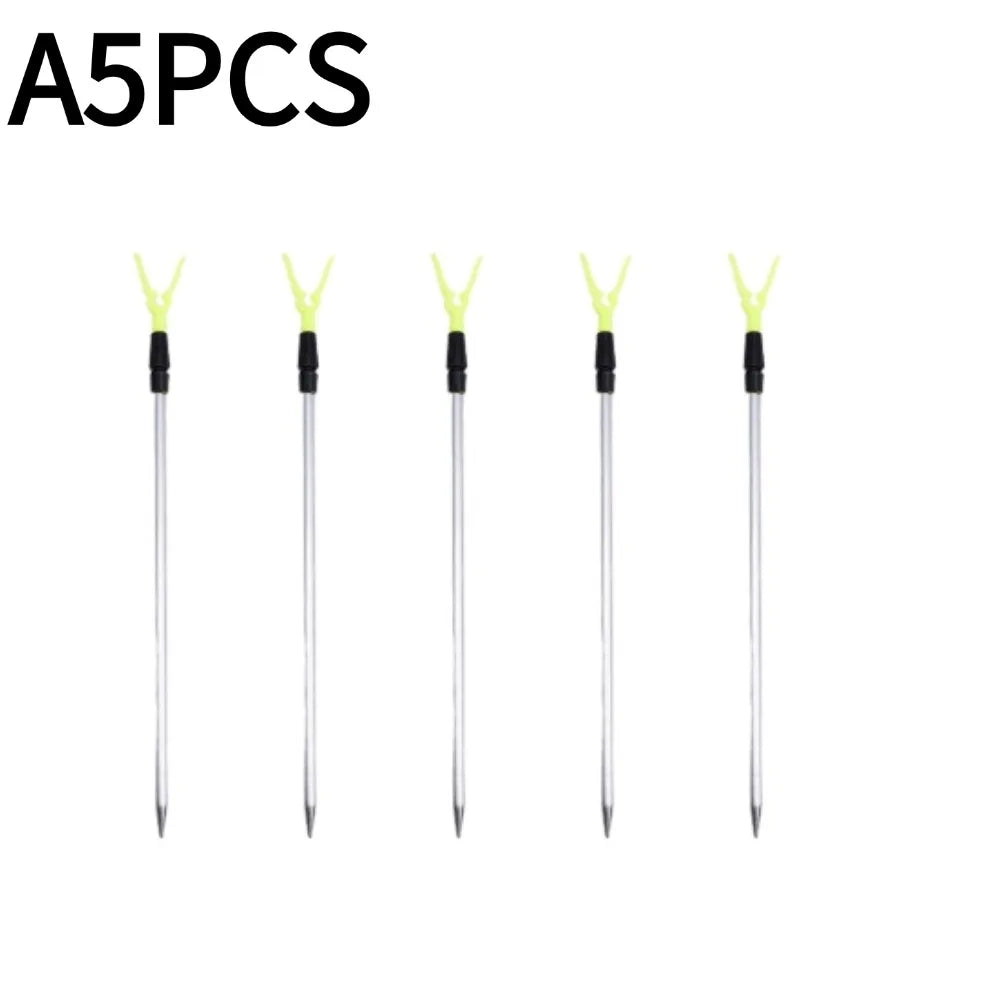 50/80cm Fishing Bankstick Adjustable Extending Rod Rest Telescopic Fishing Stand Holders Fishing Rod Bracket Fishing Accessories