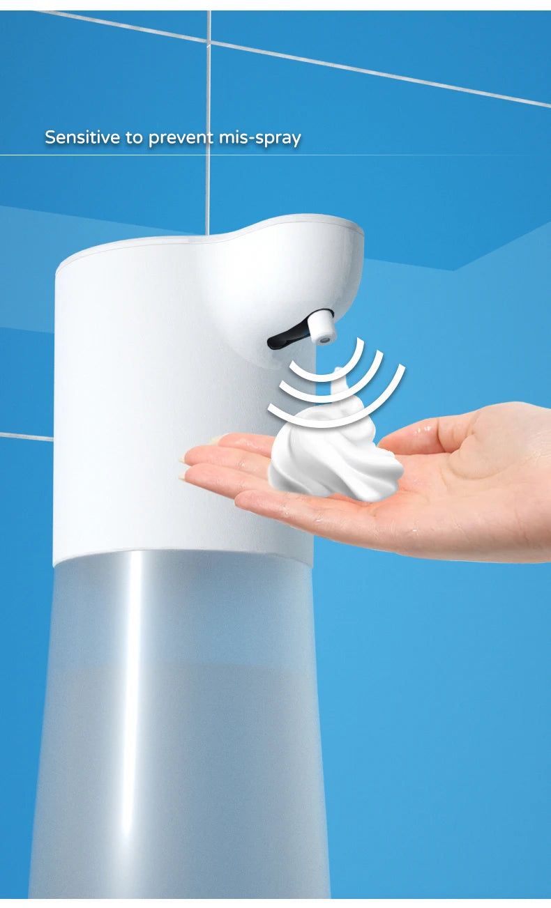 Touchless Smart Infrared Automatic Foam Soap Dispenser USB Induction Hand Cleaning Foam Machine For Kitchen Bathroom