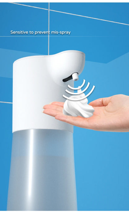 Touchless Smart Infrared Automatic Foam Soap Dispenser USB Induction Hand Cleaning Foam Machine For Kitchen Bathroom