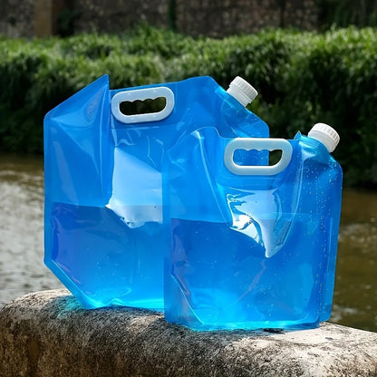 5L/10L Collapsible Water Container Water Storage Jug Bag for Outdoor Camping Hiking Emergency Survival