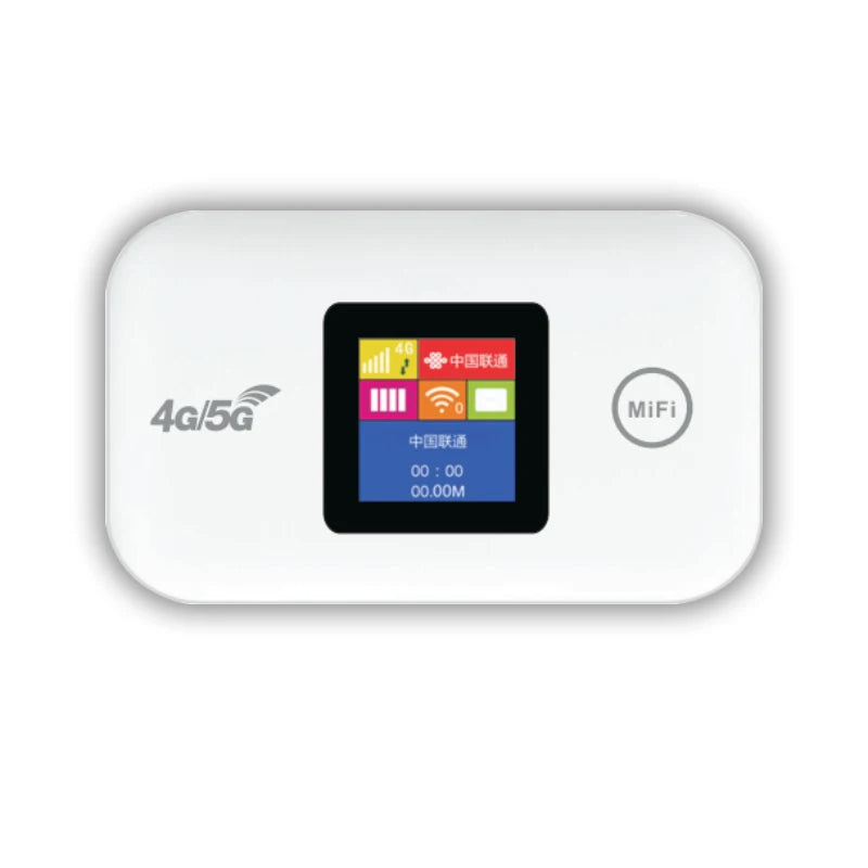 Portable 4G/5G Mobile WiFi Router 150Mbps Wireless Pocket MiFi Modem with Sim Card Slot - Mobile Wifi Hotspot LTE