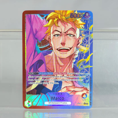 One Piece OPCG Anime Card English Version Sanji/Monkey.D. LUFFY/Shanks/Zoro Game Anime Collection Proxy Cards Collection Cards
