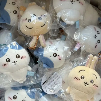 13cm jiyi Anime Plush Doll Kawaii Usachi Plush Keychain Hachiware Stuffed Plushie Pendant Cute Backpacks Ornaments Toy Gifts