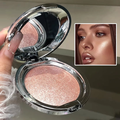 Diamond Shimmer Highlighter Cream Potato Texture Long Lasting Multi-Use Face Eye Cheek Makeup for Party & Gift