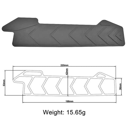 Bike Chain Sticker Silicone Bicycle Frame Protector Chain Guard Sticker Frame Guard Scratch Resistant Protector MTB Accessories