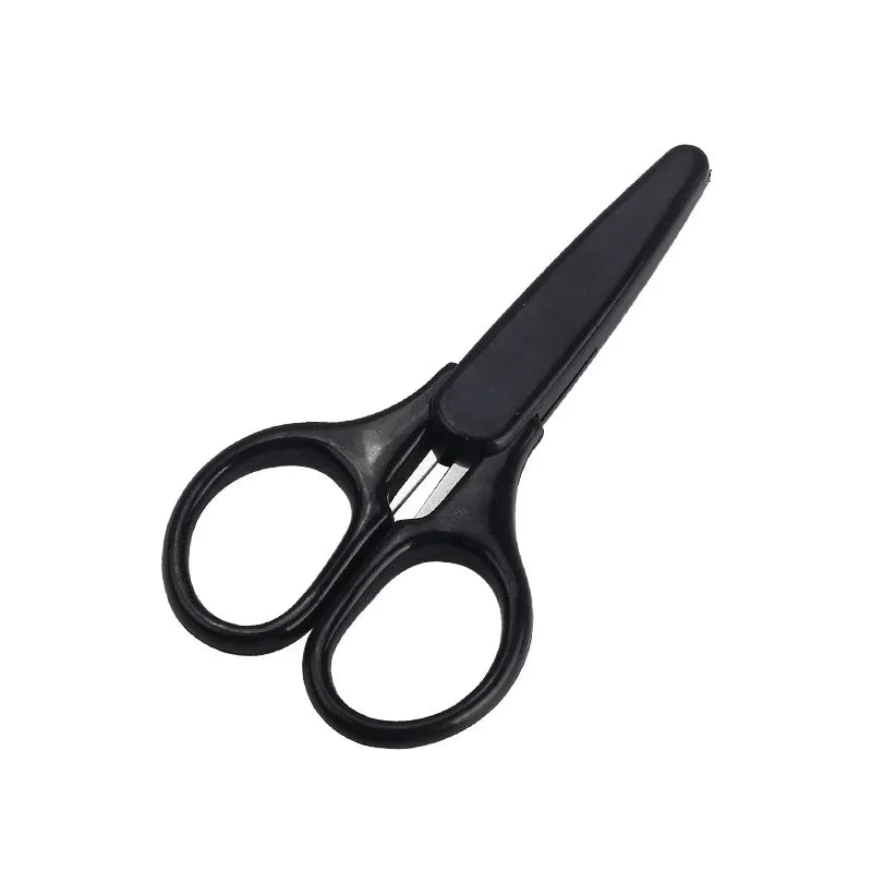1pc Compact Precision Craft Scissors Sharp Stainless Steel Blades with Protective Cap, Tsa-Approved for Travel Stationery