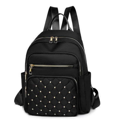 Travel backpack, double-shoulder bag, fashionable travel schoolbag, women's large-capacity multi-purpose bag