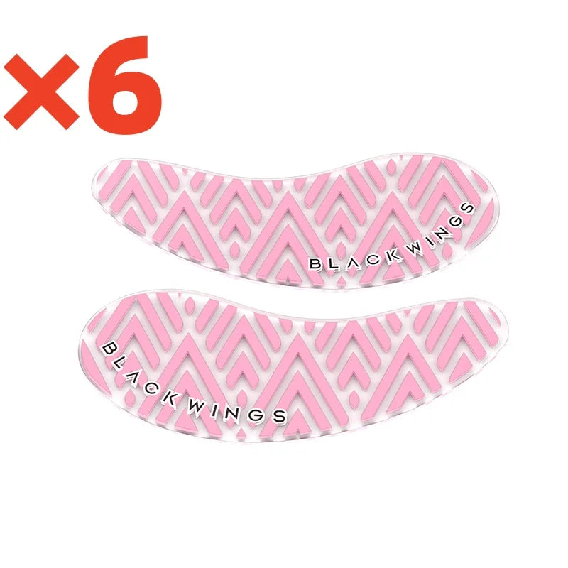 Blackwings 6 pairs of silicone eye patches are suitable for dark circles and puffy, reusable female cooling gel eye mask.