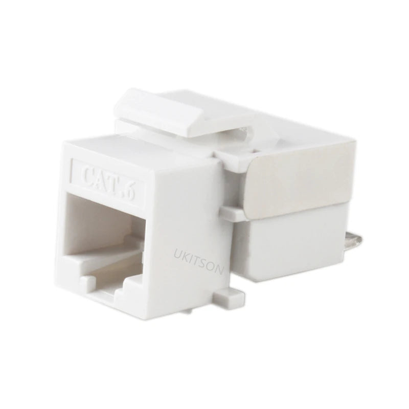 CAT6 RJ45 Insert Keystone Gigabit LAN Coupler Plug Standard T568A/B Network Module Slot For Internet Jack Ethernet Connector