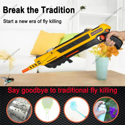 New Edition Children's Fly and Mosquito Gun Gift Salt Gun Shot Gun Adult Toy Gun Mosquito and Fly Eliminating Gun 3.0
