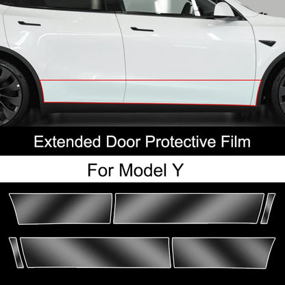 For Tesla Model3/Y 2017-2025 Front Door Rear Door Protective Film Invisible Car Clothing TPU Film Decoration for Model Y Juniper
