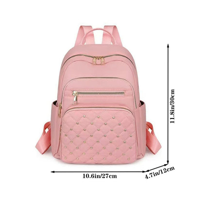 Travel backpack, double-shoulder bag, fashionable travel schoolbag, women's large-capacity multi-purpose bag