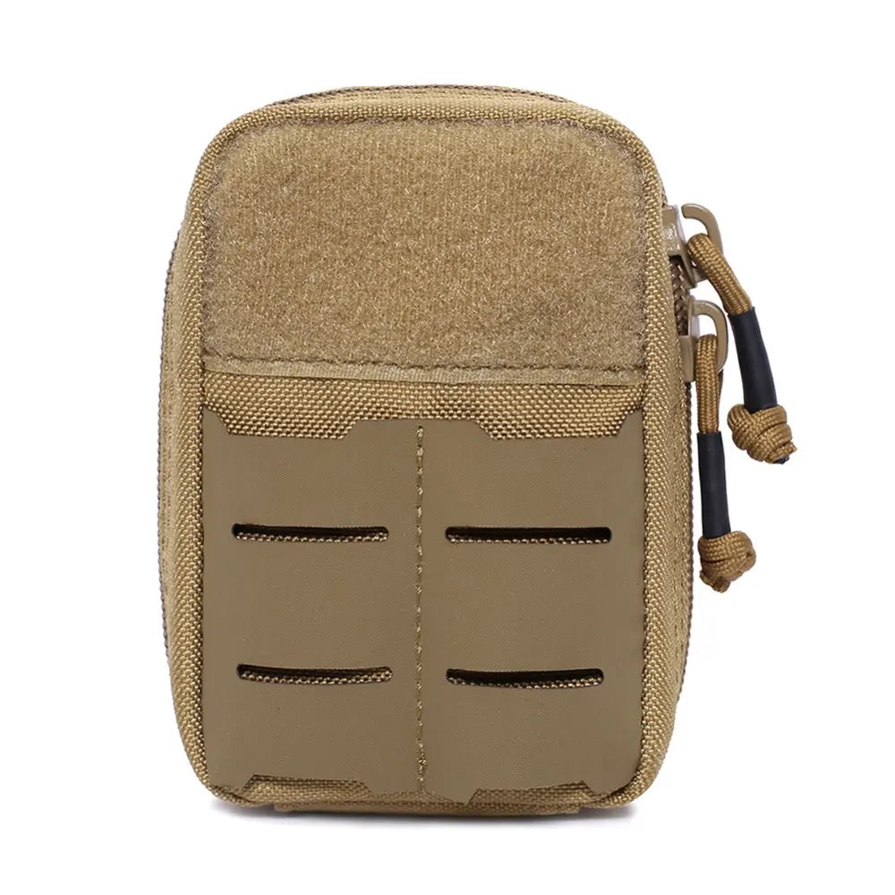 Tactical Mini Belt Pouches, Multi-Purpose Small Battery Case Compact Utility EDC Card Slot Holder Waist Bags Military Molle Pack
