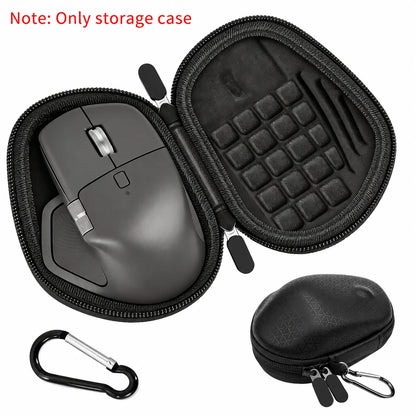 Carrying Case Compatible with Logitech MX Master 4/3S/3 Mouse, Waterproof PU Leather Travel Bag with Precise Receiver Slot