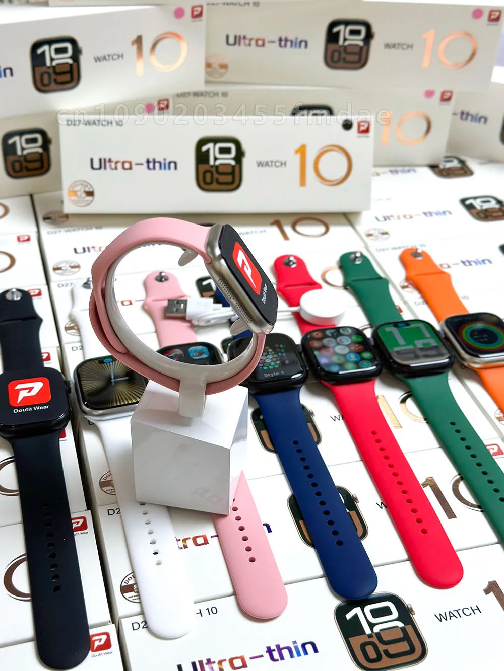 New Watch10 Series GPS Smart Watch Men Always On Display Heart Rate Body Temperature BT Call Women Waterproof Series Smartwatchs