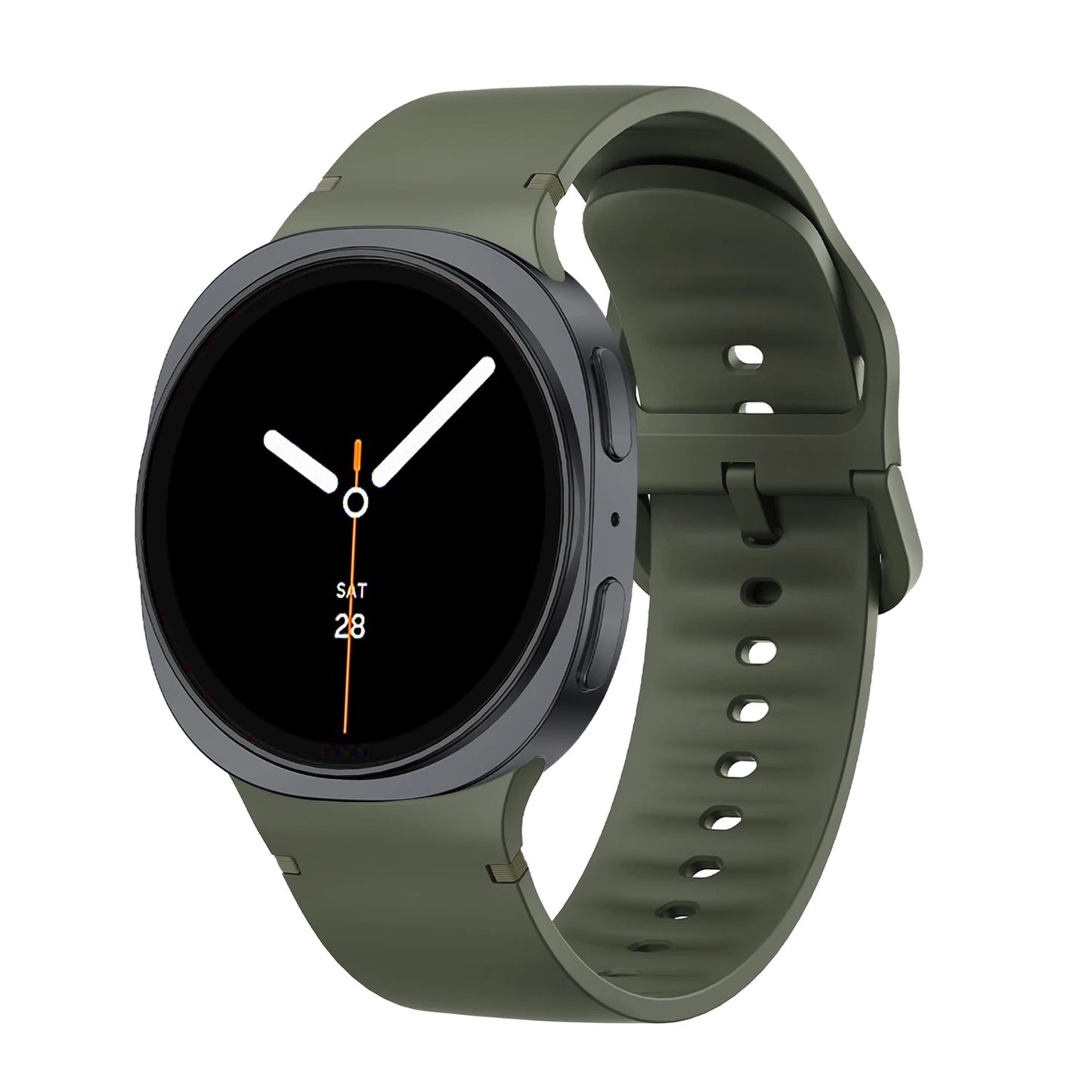 1:1 Sport Band for Samsung Galaxy watch 9 8 44mm 40mm 8 classic 46mm Wrist Replacement Belt Bracelet Correa Galaxy watch8 Straps