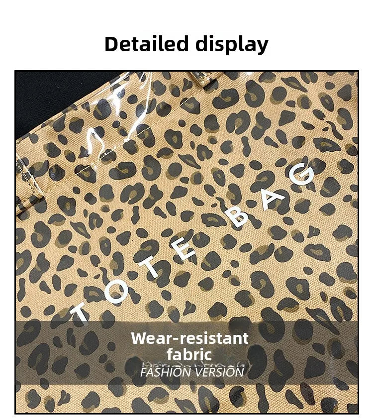 Leopard Print Women's Handbag Summer New Large-capacity Fashionable Tote Bag Fashionable Handbag Bags for Women Designer Bags