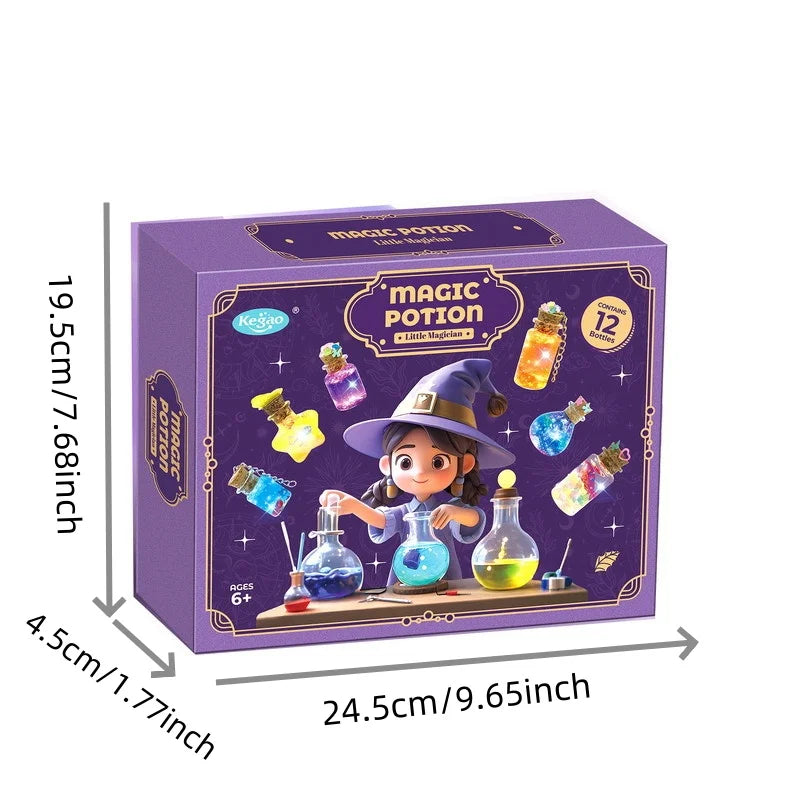 Little Magician Potion, Children's DIY wizard Toys, Creative Experiments DIY Ornament Toys Gift for Christmas/Birthday/Halloween