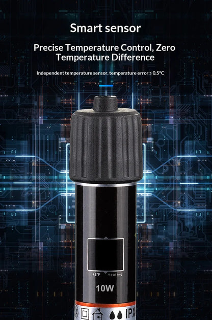 USB Mini Aquarium heating rod for Small Fish Tank 26°C Constant Temperature Aquarium Heater Submersible Thermostat Heater 10W