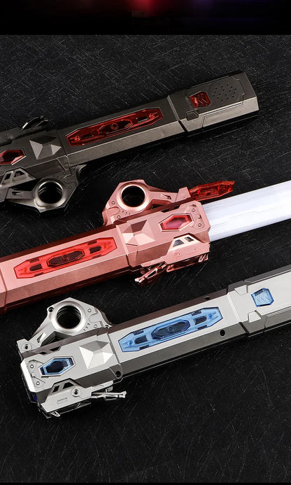Lightsaber Children's Toy Laser Sword Star 2 in 1 Flash Stick Fluorescent Stick hair Light Saber Children's Toy Sword RGB  Light