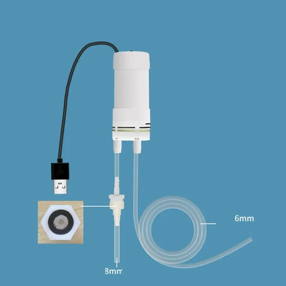 New Fish Tank Water Changer 5V 2A Electric Suction Plus Drainer USB Connector Small Vacuum Mini Powerful Electric Water Pump