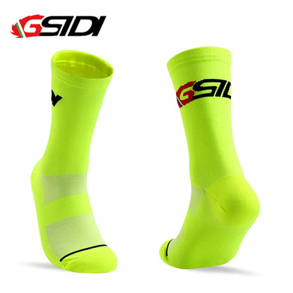 GSTDI New Cycling Socks High Quality Compression Men  Bike Outdoor Women Running Professional Sports Running