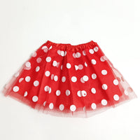 Red white polka dots