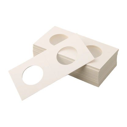 1 Set Coin Storage Stamp Holder Square Cardboard Case Coin Album Collection Coin Holders Flip Clip Coin Capsules Cover Storage