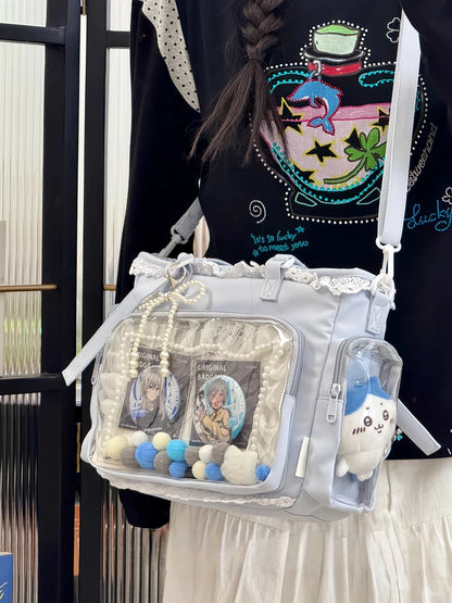 Ballet Girl Has A Large Appetite Itabag Japanese 2D Single Shoulder Cross Body Goods Bag Gift For Friends only no dolls no card