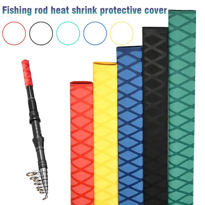 Diameter 25mm 30mm X-Tube Heat Shrink Sleeve Wrap Fishing Bulding Handle Cork Rod Grip  Waterproof and Insulation 40 Inch Length