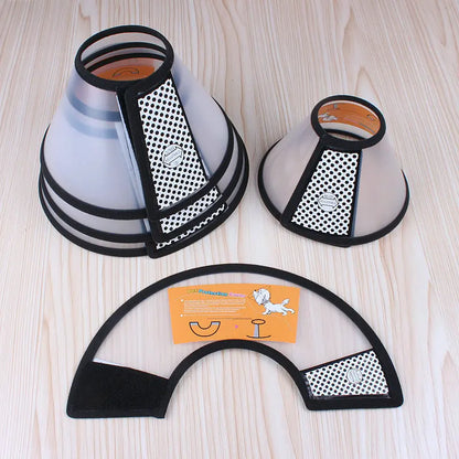 High Quality Pet Circle Guard Collar Ring Cat Dog Anti-Bite Beauty Protective Shield Wound Cover Dog Cat Neck Collar