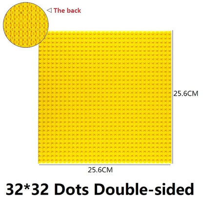 Single Double Sided Classic Base Plates Blocks Plates  32x32 16x16 16x32 Dots DIY Simulated scene Building block base Toy