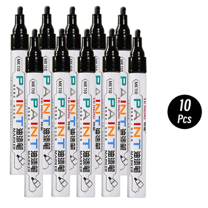 8 Colors Car Scratch Repair Paint Pen Quick Dry Touch Up Paint Repair Pen Waterproof Wheel Tyre Marker Auto Paint Marker Pens
