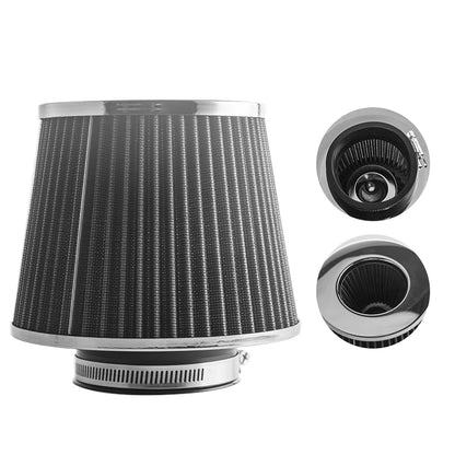 76MM 3 Inch High Flow Cold Air Intake Filter Universal Induction Kit Car Accessories Vehicles Air Filters Sport Power Mesh Cone