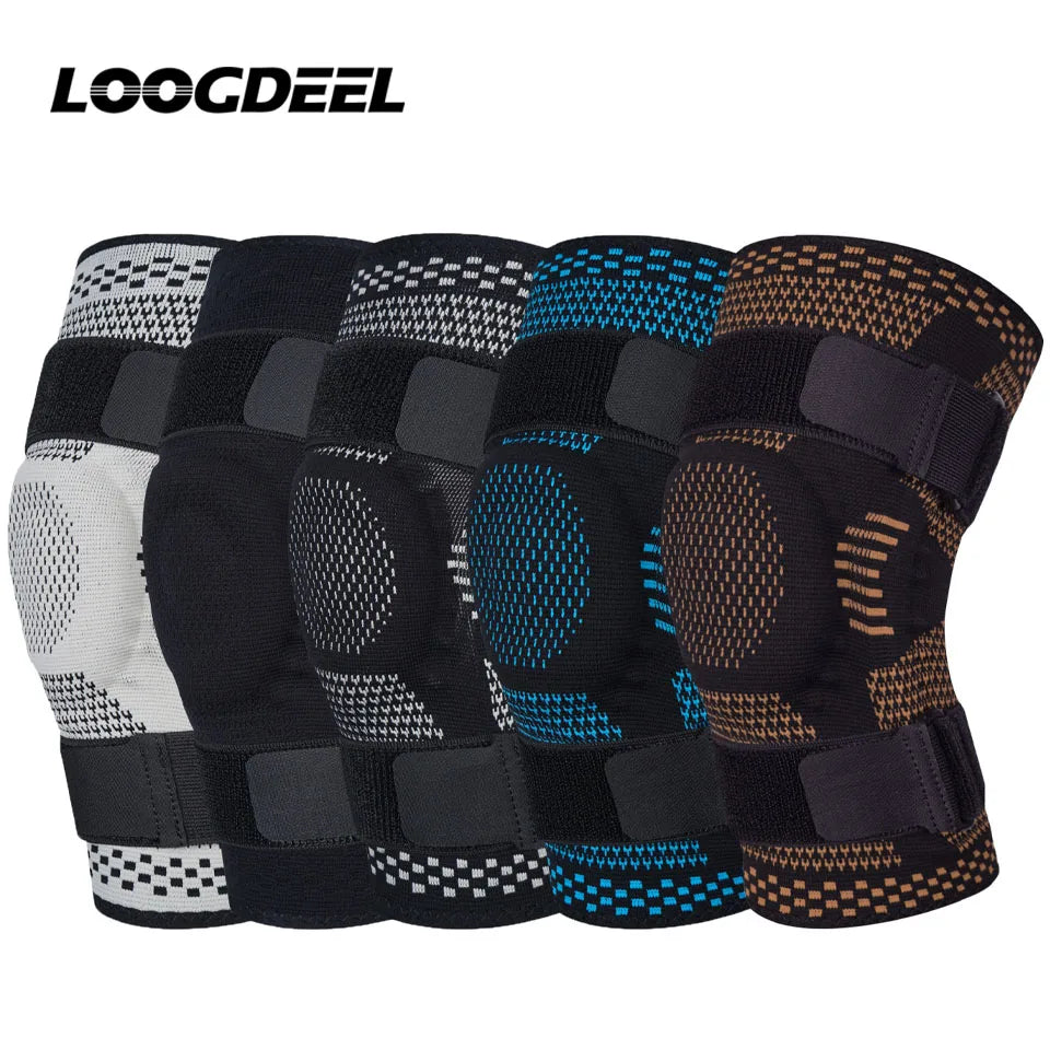 LOOGDEEL Sport Kneepad Patella Gel Knee Support Compression Sleeve Knee Pain Meniscus Tear Injury Recovery With Side Stabilizers