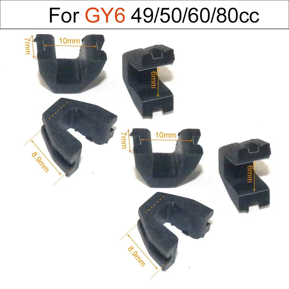 6pcs Variator Guide Slides for 49cc 50cc 60cc 80cc 125cc 150cc GY6 139qm Scooter Moped ATV QUAD