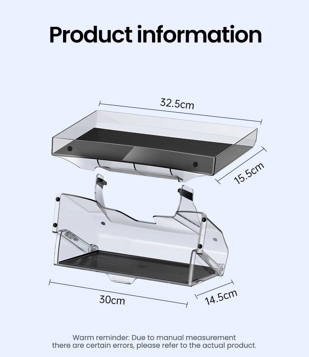 YZ For New Tesla Highland Model 3 Y Juniper Tray Magnetic Under Screen Fold Storage Box ETC Screen Storage Box Accessories