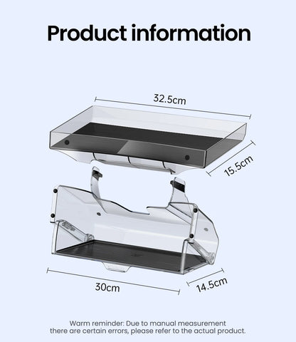 YZ For New Tesla Highland Model 3 Y Juniper Tray Magnetic Under Screen Fold Storage Box ETC Screen Storage Box Accessories