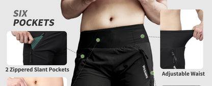 WOSAWE Bicycle Shorts Spring Summer Motocross Racing Shorts Downhill Mountain Bike short Pants Non-removable Cycling Underwear
