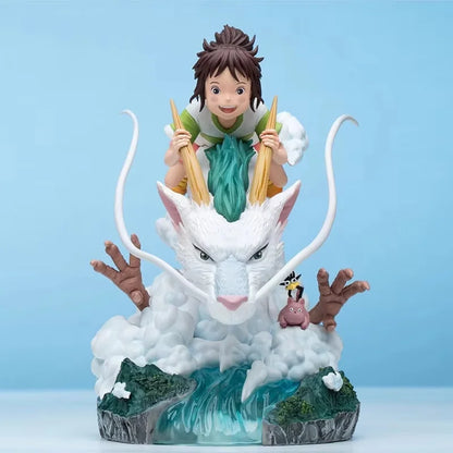 Anime Figure Ogino Chihiro And Nigihayami Kohakunushi Action Fiugre Pvc Model Doll Customized Collectible Decorate Toy Kids Gift