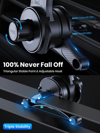 TOPK Magnetic Car Phone Holder for Magsafe Phone Mount ,Air Vent Car Phone Holder,Car Cradle for iPhone 15/14/13/12 Series