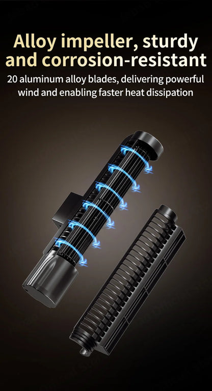 Jebao Jecod ACF Series Aquarium Cooling Fan - Mute Automatic Temperature Control Fan, 12V 3W