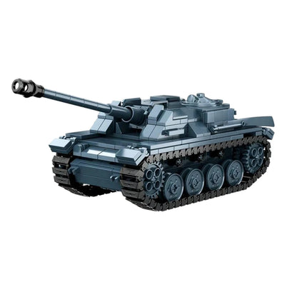 Military Army Soldiers World War Tank Armored Vehicle Model Assemble Building Blocks Bricks DIY Toys Gift